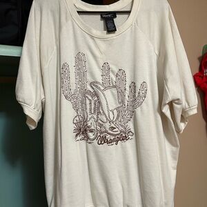 Wrangler Retro Off-White Tee